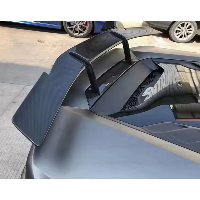 Novit Style Dry Carbon Fiber Wing Spoiler For Lambo Huracan LP580 LP610 EVO Car Body Kit